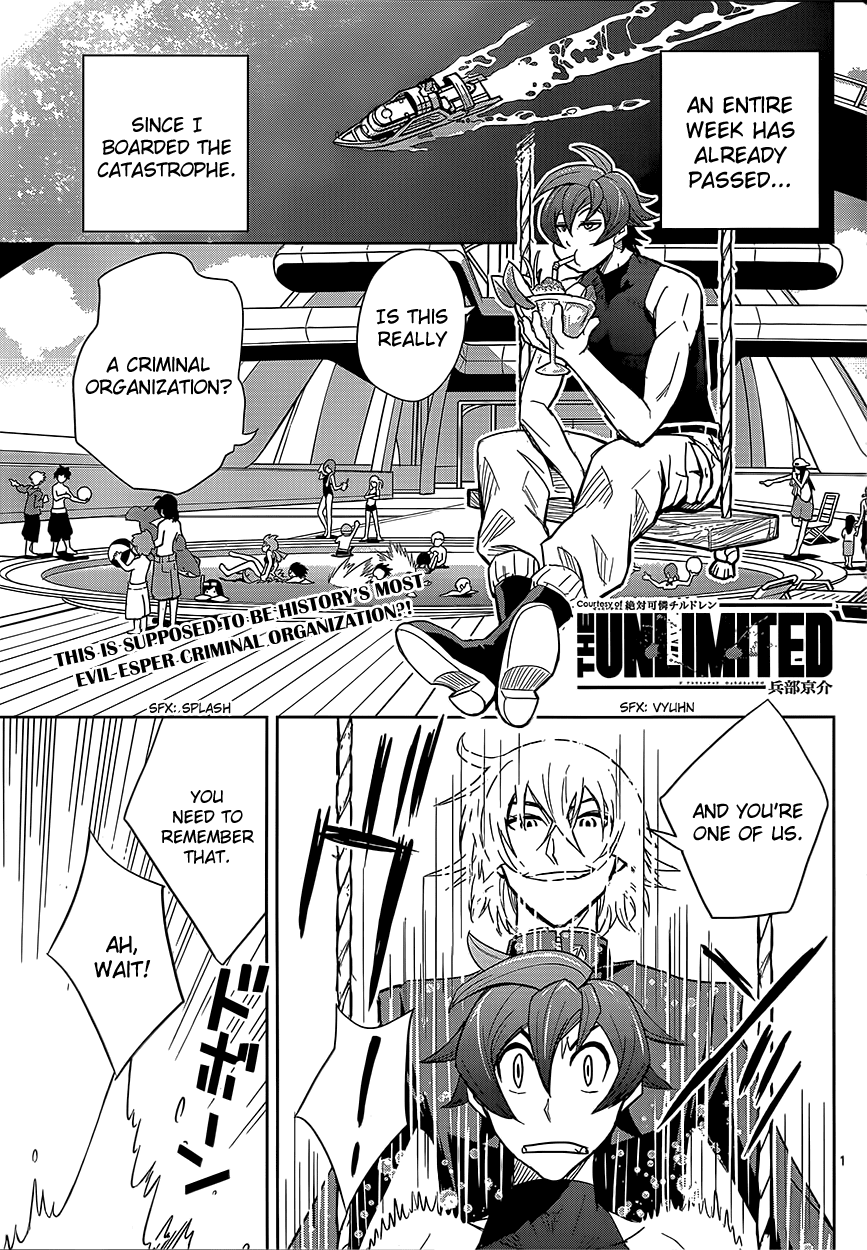Zettai Karen Children: THE UNLIMITED - Hyoubu Kyousuke Chapter 3 page 1 - Chapter 3: Melody of Assassination (1)