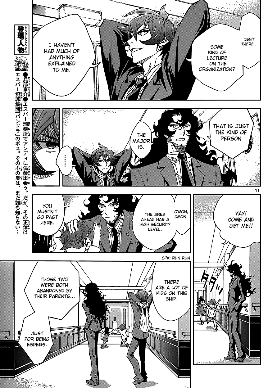 Zettai Karen Children: THE UNLIMITED - Hyoubu Kyousuke Chapter 3 page 12 - Chapter 3: Melody of Assassination (1)