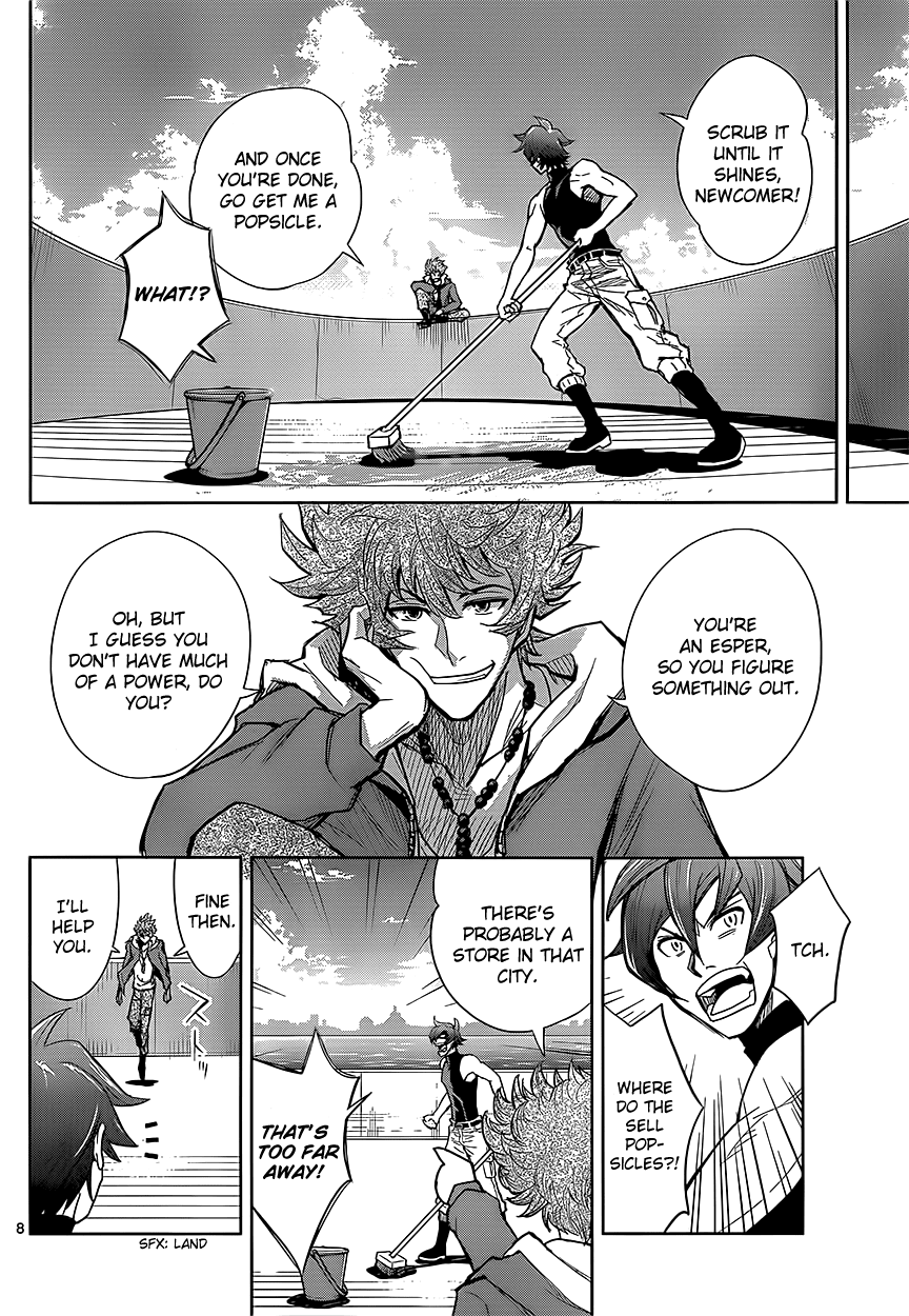 Zettai Karen Children: THE UNLIMITED - Hyoubu Kyousuke Chapter 3 page 9 - Chapter 3: Melody of Assassination (1)