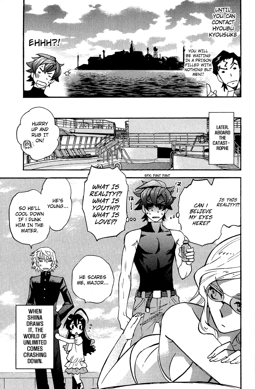 Zettai Karen Children: THE UNLIMITED - Hyoubu Kyousuke Chapter 4.5 page 15 - Chapter 4.5