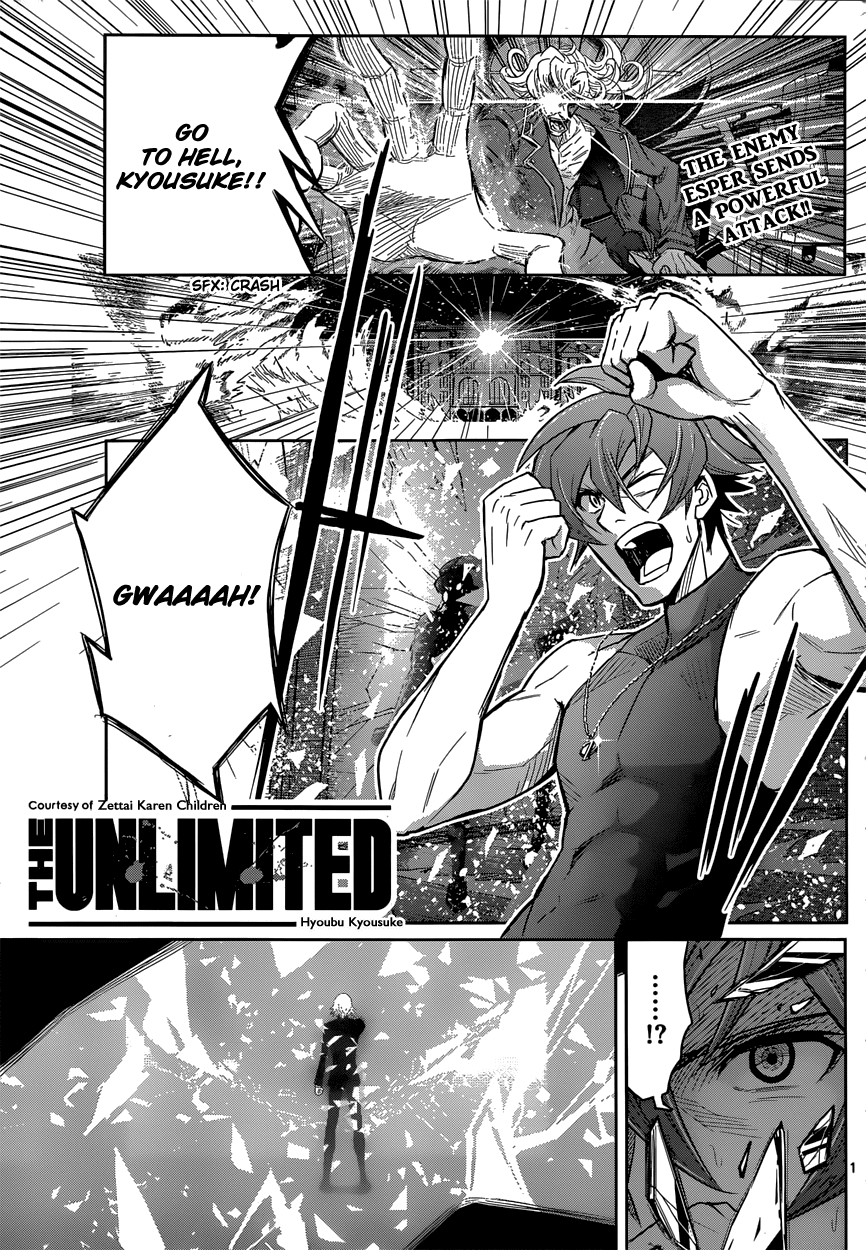 Zettai Karen Children: THE UNLIMITED - Hyoubu Kyousuke Chapter 5 page 2 - Chapter 5: Melody of Assassination (3)