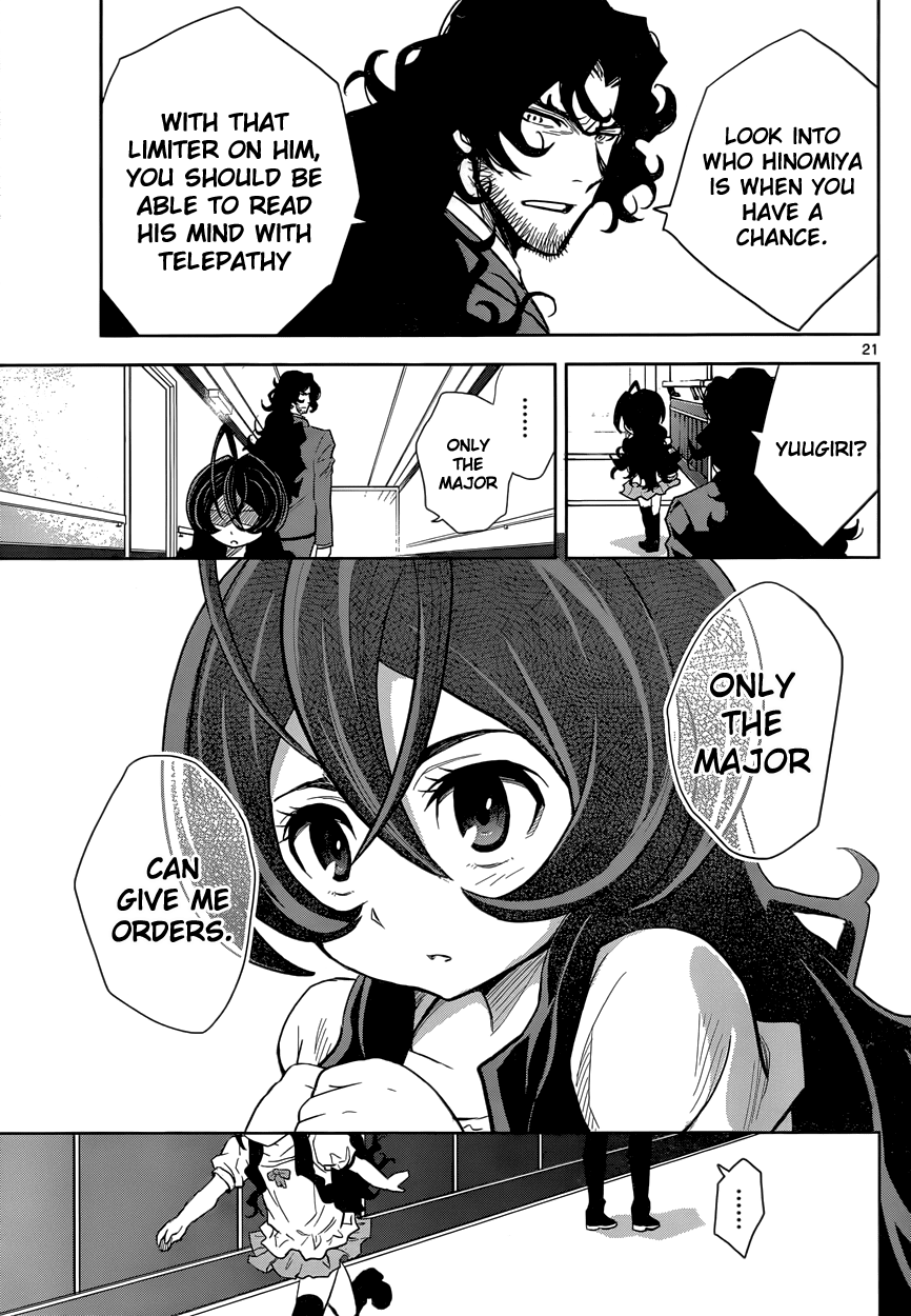 Zettai Karen Children: THE UNLIMITED - Hyoubu Kyousuke Chapter 5 page 21 - Chapter 5: Melody of Assassination (3)
