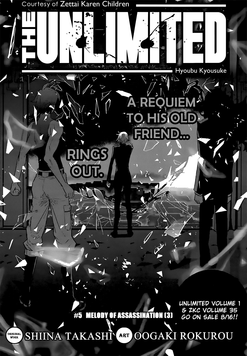 Zettai Karen Children: THE UNLIMITED - Hyoubu Kyousuke Chapter 5 page 3 - Chapter 5: Melody of Assassination (3)