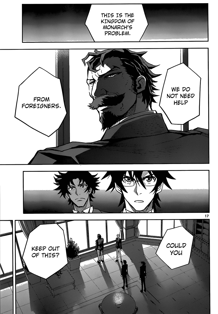 Zettai Karen Children: THE UNLIMITED - Hyoubu Kyousuke Chapter 6 page 18 - Chapter 6: Pure and Corrupt (1)