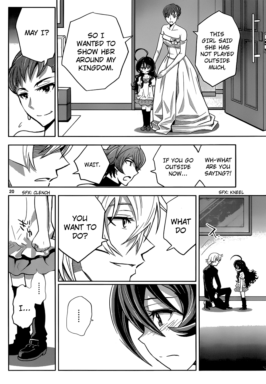 Zettai Karen Children: THE UNLIMITED - Hyoubu Kyousuke Chapter 6 page 21 - Chapter 6: Pure and Corrupt (1)
