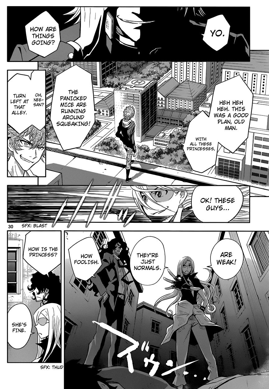 Zettai Karen Children: THE UNLIMITED - Hyoubu Kyousuke Chapter 6 page 30 - Chapter 6: Pure and Corrupt (1)