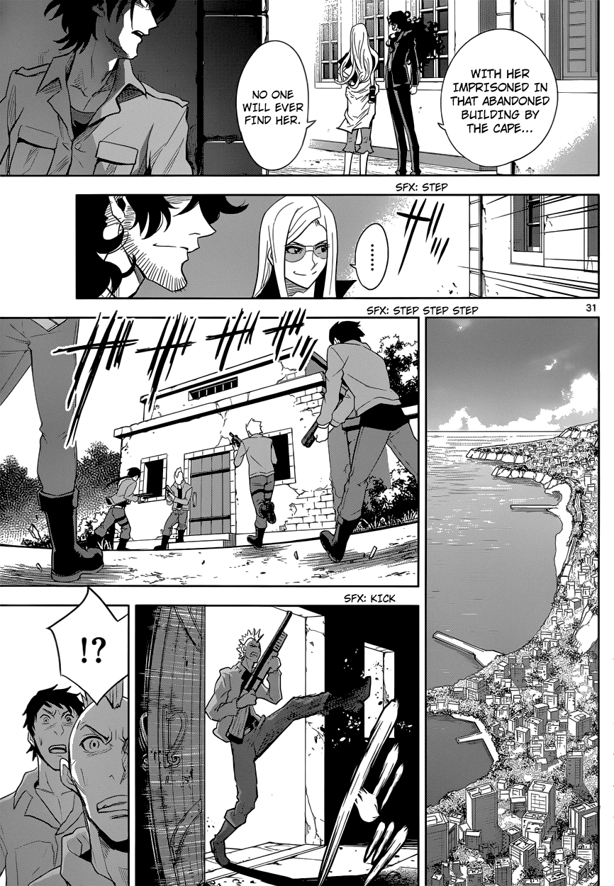Zettai Karen Children: THE UNLIMITED - Hyoubu Kyousuke Chapter 6 page 31 - Chapter 6: Pure and Corrupt (1)