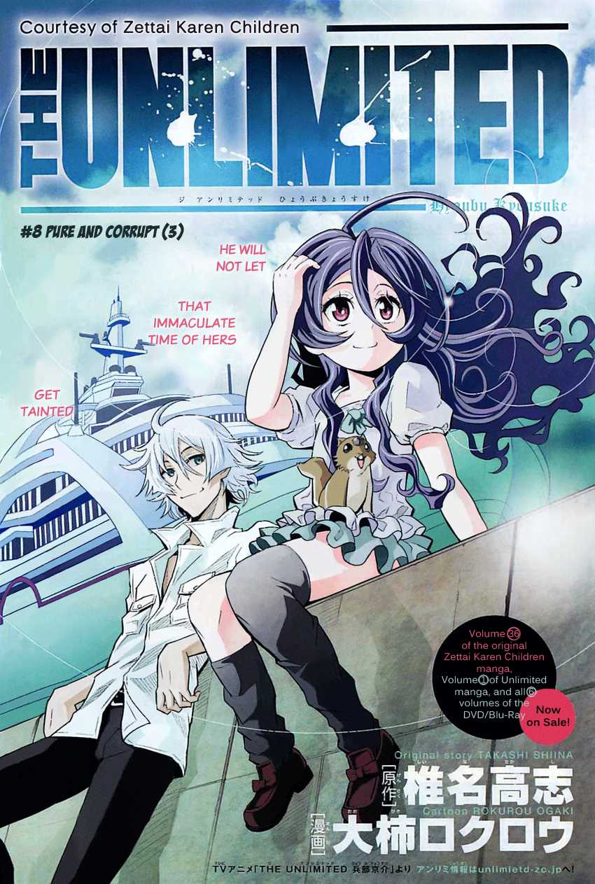 Zettai Karen Children: THE UNLIMITED - Hyoubu Kyousuke Chapter 8 page 2 - Chapter 8: Pure and Corrupt (3)