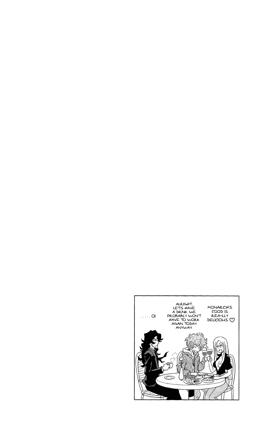 Zettai Karen Children: THE UNLIMITED - Hyoubu Kyousuke Chapter 9.5 page 14 - Chapter 9.5: Extras