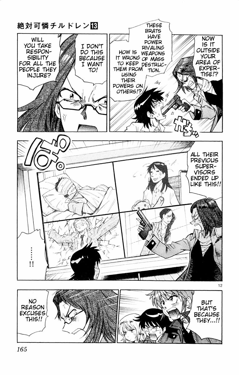 Zettai Karen Children Chapter 116 page 13 - Chapter 116: Those Espers and Cruelty (2)