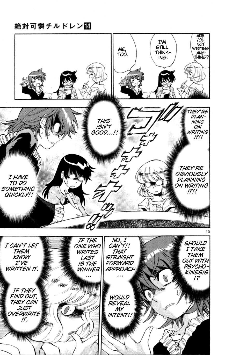 Zettai Karen Children Chapter 123 page 11 - Chapter 123: The notebook that causes things to come true (2)