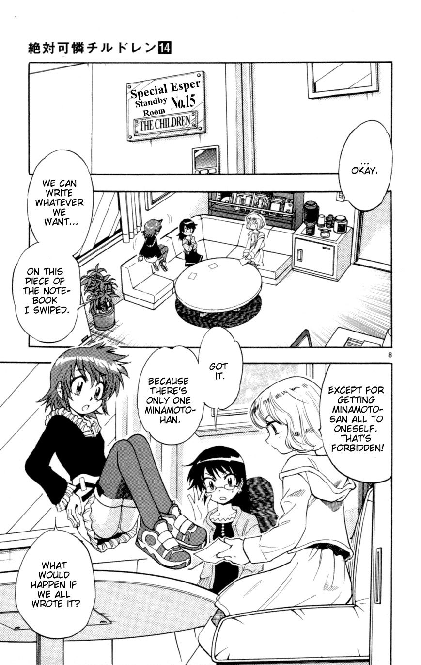 Zettai Karen Children Chapter 123 page 9 - Chapter 123: The notebook that causes things to come true (2)