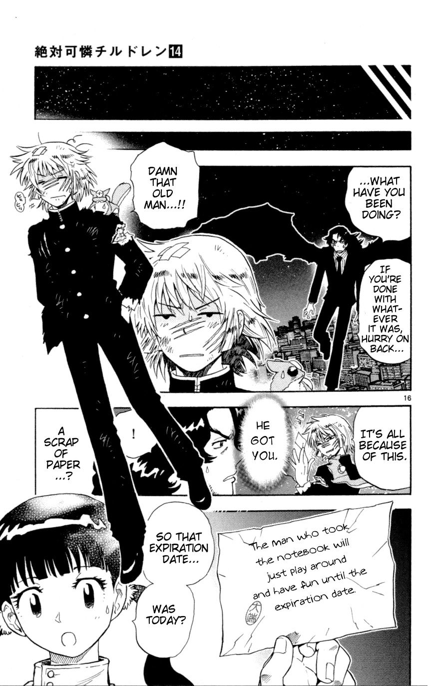 Zettai Karen Children Chapter 124 page 17 - Chapter 124: The notebook that causes things to come true (3)