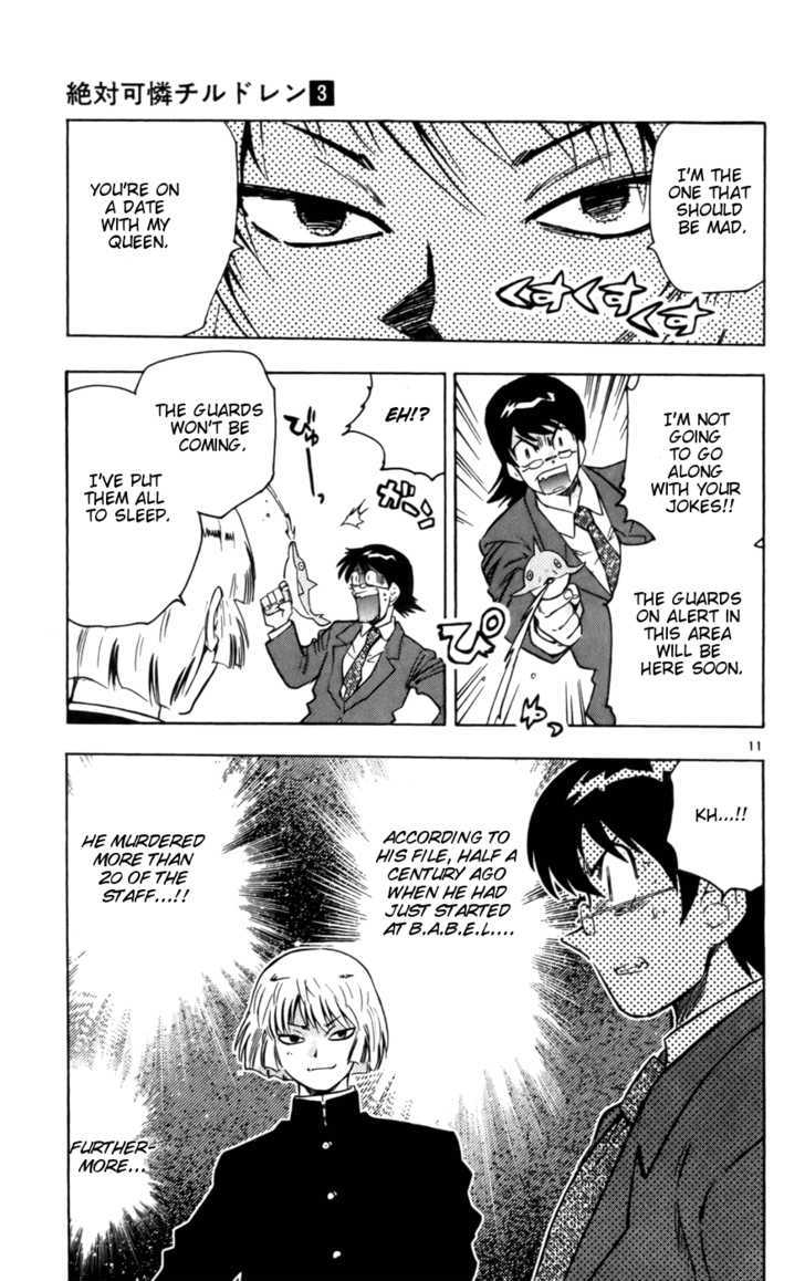 Zettai Karen Children Chapter 13 page 11 - Chapter 13: Demon in the Eye (1)