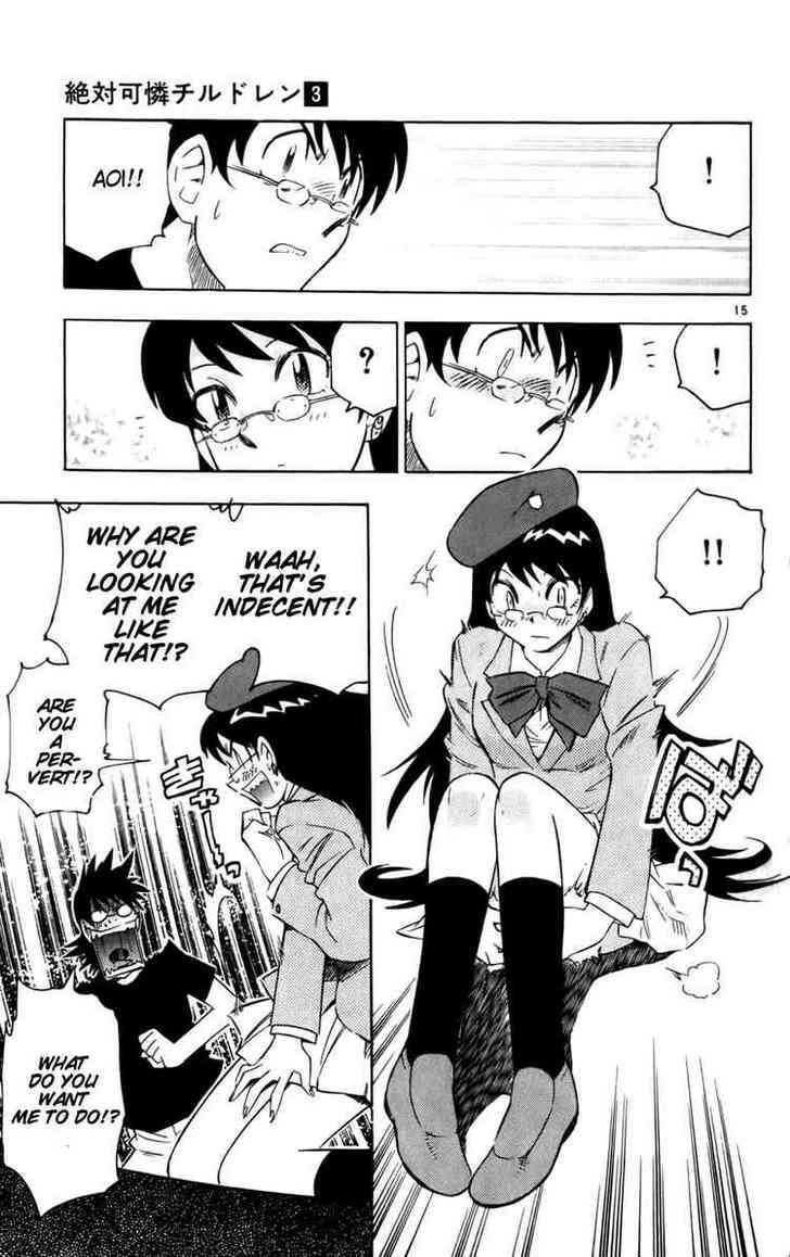 Zettai Karen Children Chapter 14 page 15 - Chapter 14: Demon in the Eye (2)