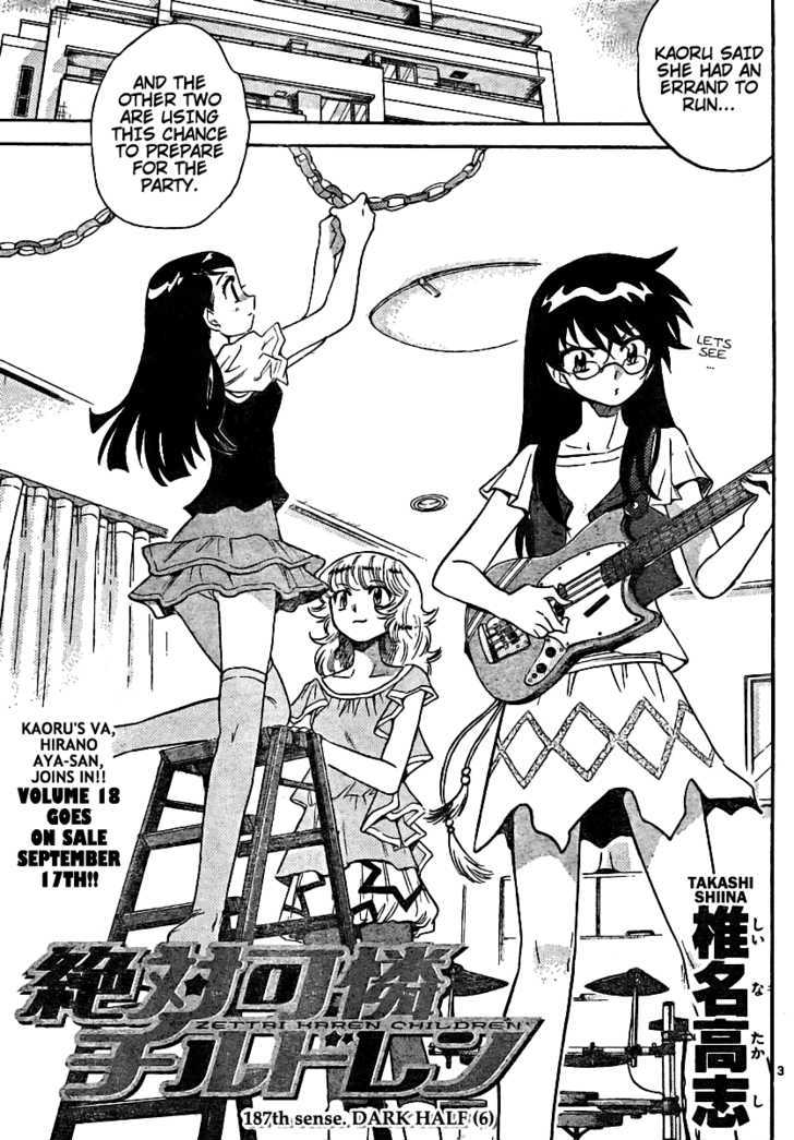 Zettai Karen Children Chapter 187 page 3 - Chapter 187: Dark Half (6)