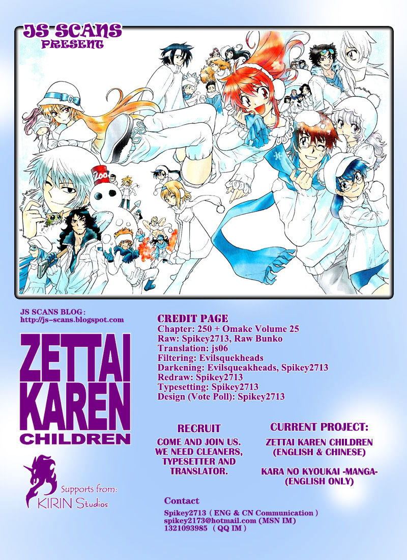 Zettai Karen Children Chapter 250 page 53 - Chapter 250: The six million dollar man 7