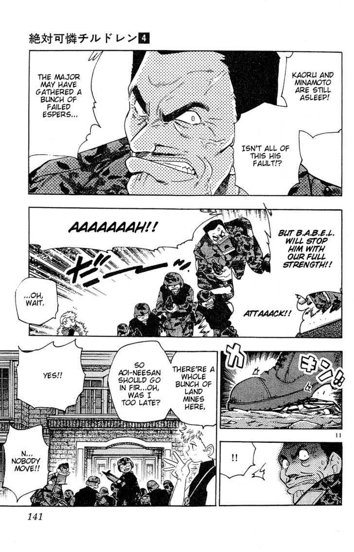 Zettai Karen Children Chapter 26 page 12 - Chapter 26: Psycho Divers (4)