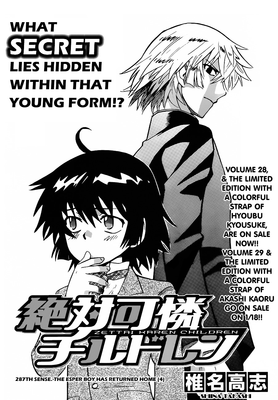 Zettai Karen Children Chapter 287 page 2 - Chapter 287: The Esper Boy has Returned Home (4)
