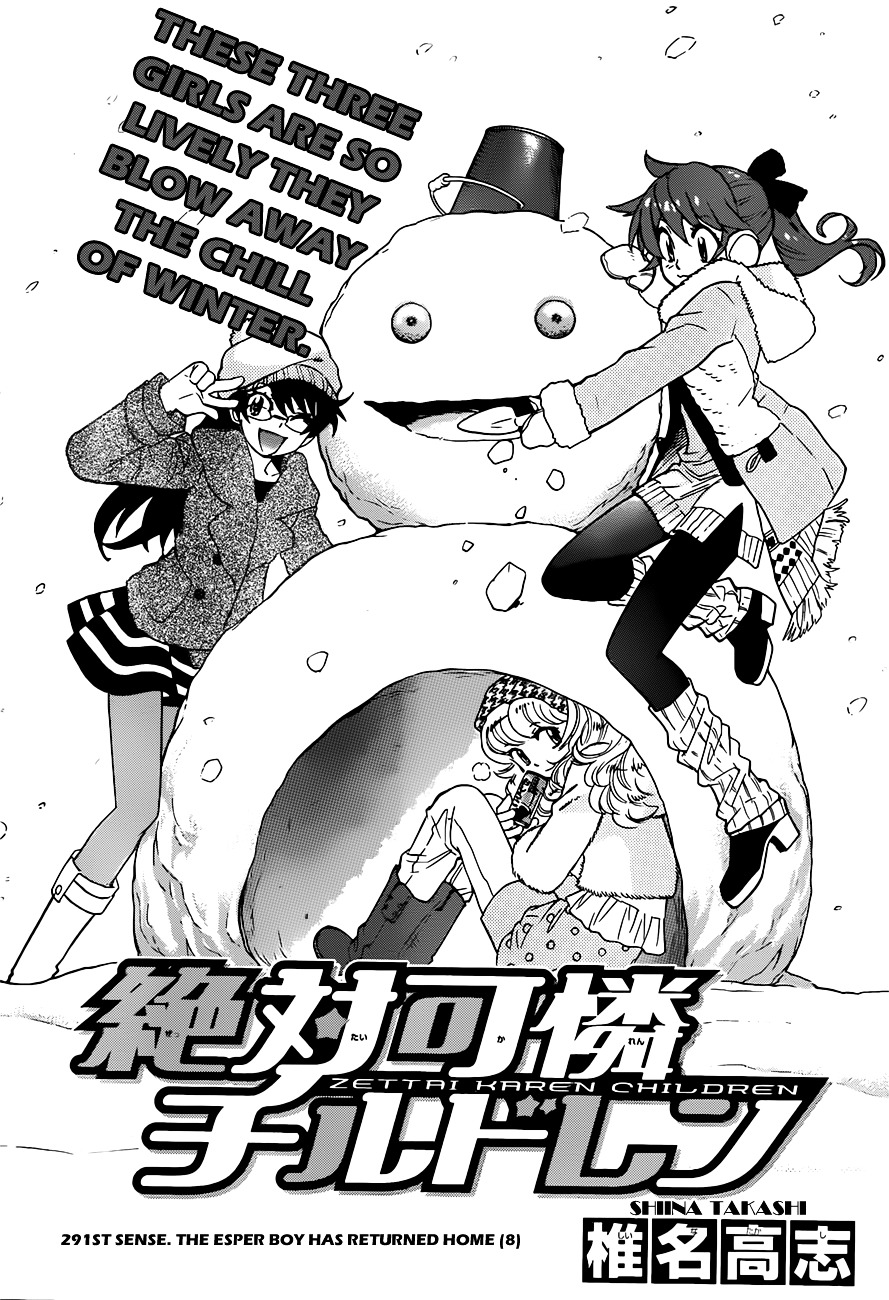 Zettai Karen Children Chapter 291 page 2 - Chapter 291: The Esper Boy has Returned Home (8)