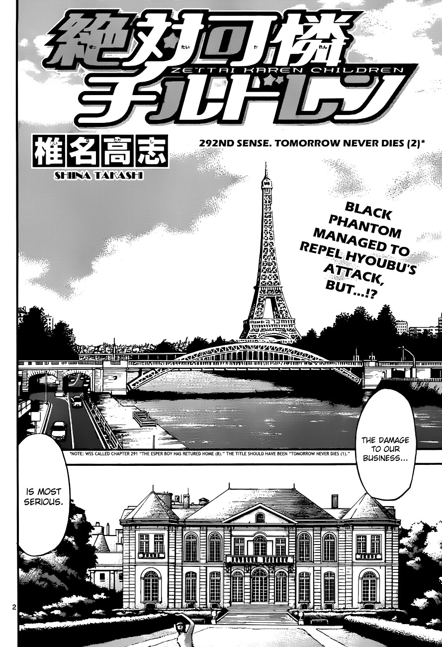 Zettai Karen Children Chapter 292 page 11 - Chapter 292: Tomorrow Never Dies (2)