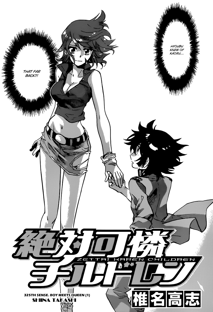 Zettai Karen Children Chapter 325 page 4 - Chapter 325: Boy meets Queen (1)