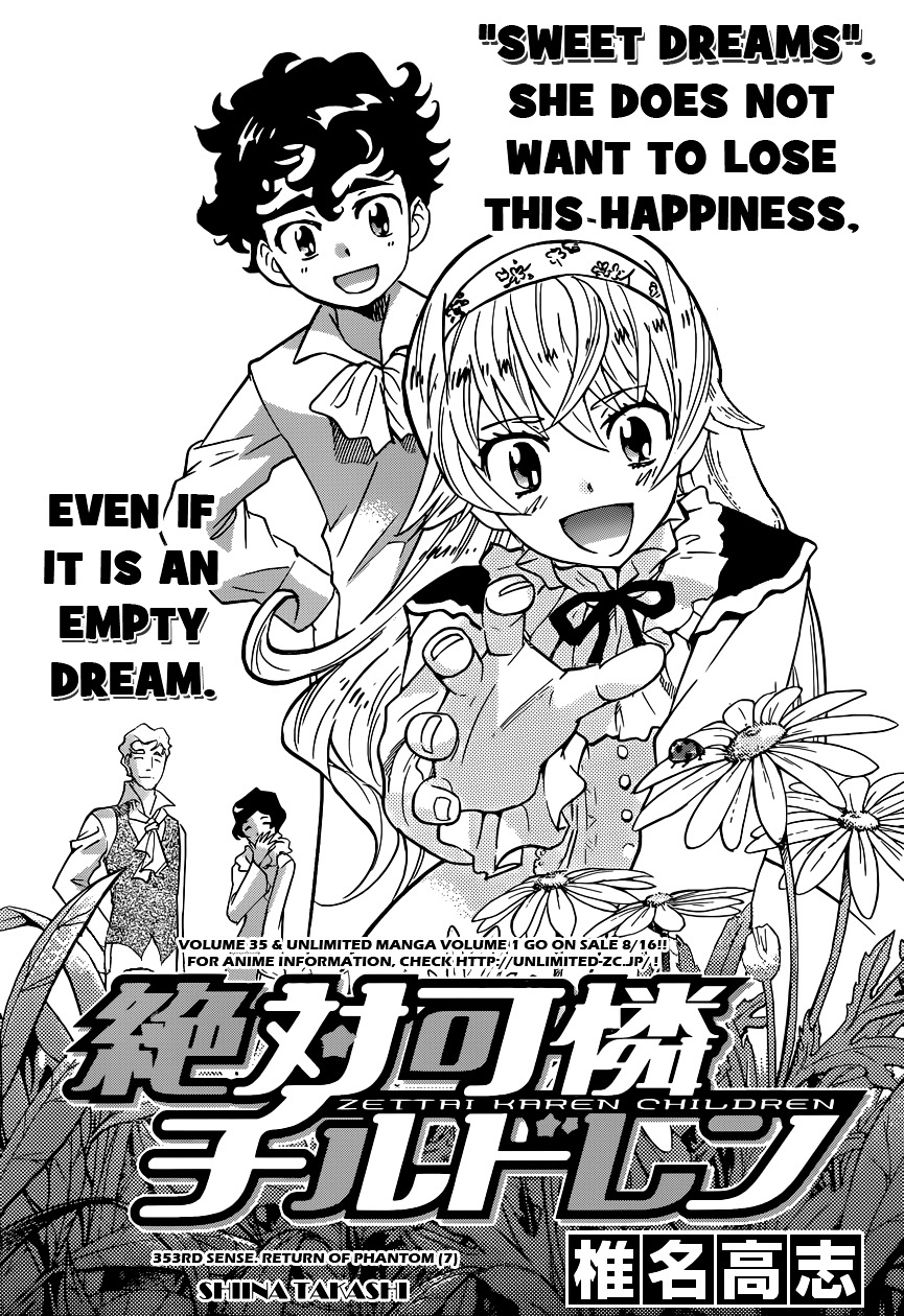 Zettai Karen Children Chapter 353 page 1 - Chapter 353: Return of Phantom (7)