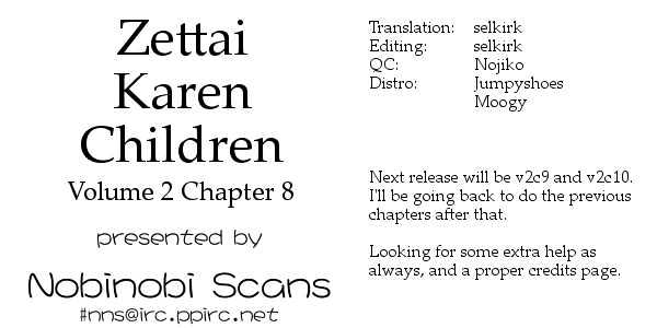 Zettai Karen Children Chapter 4 page 1 - Chapter 4: Touch and Police