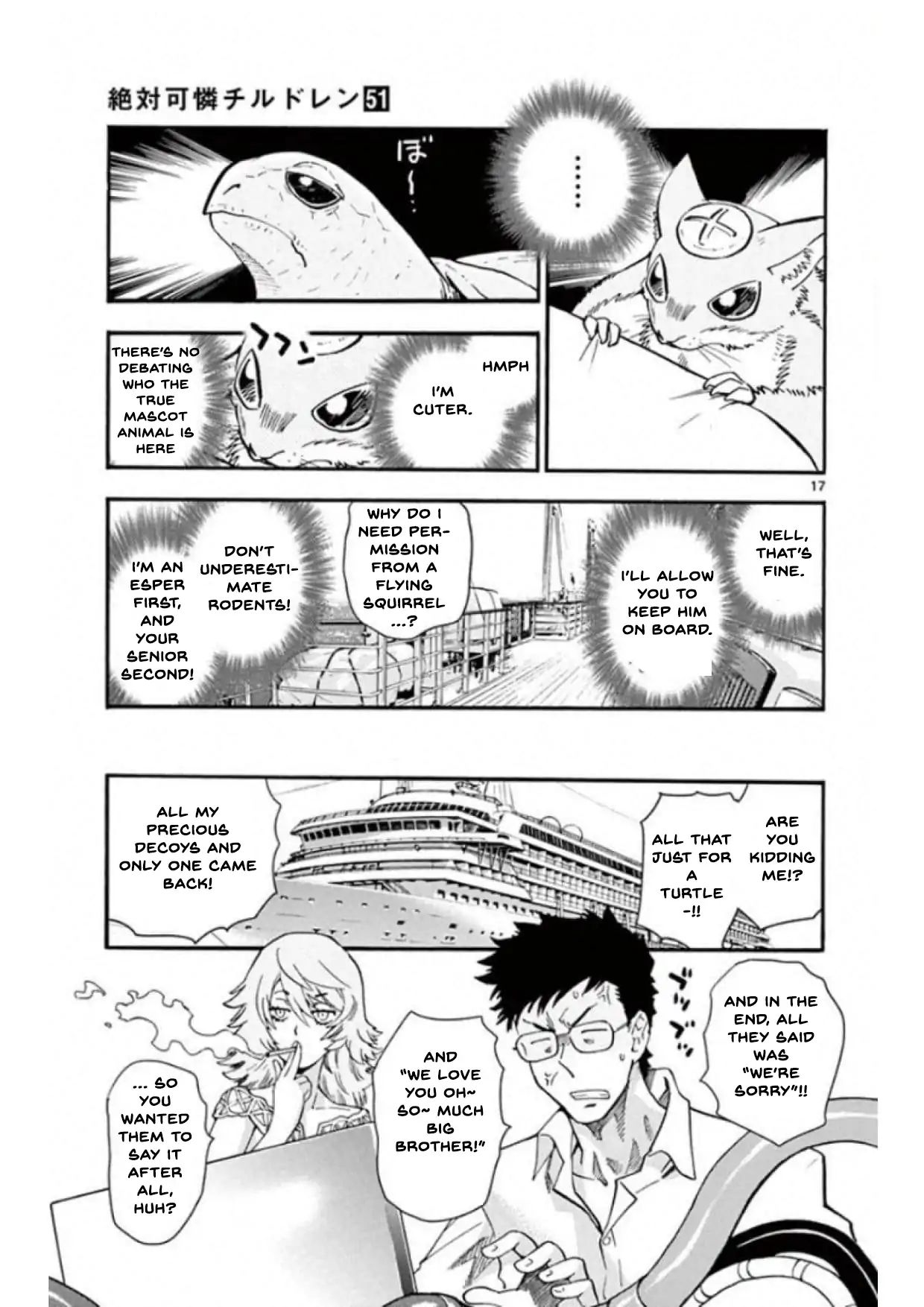 Zettai Karen Children Chapter 494 page 17 - Chapter 494: Rowdy Toys (1)