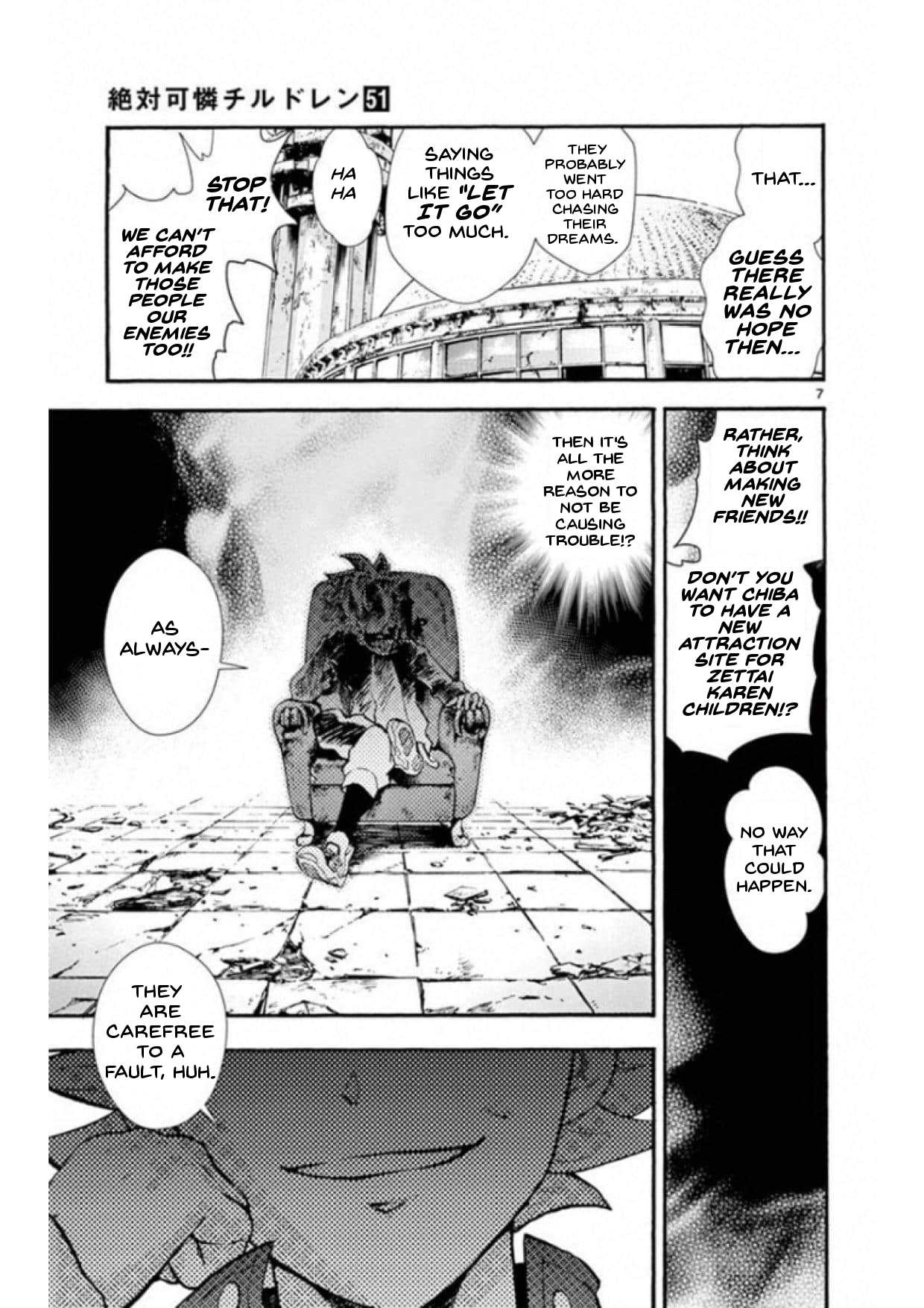 Zettai Karen Children Chapter 496 page 7 - Chapter 496: Rowdy Toys (3)