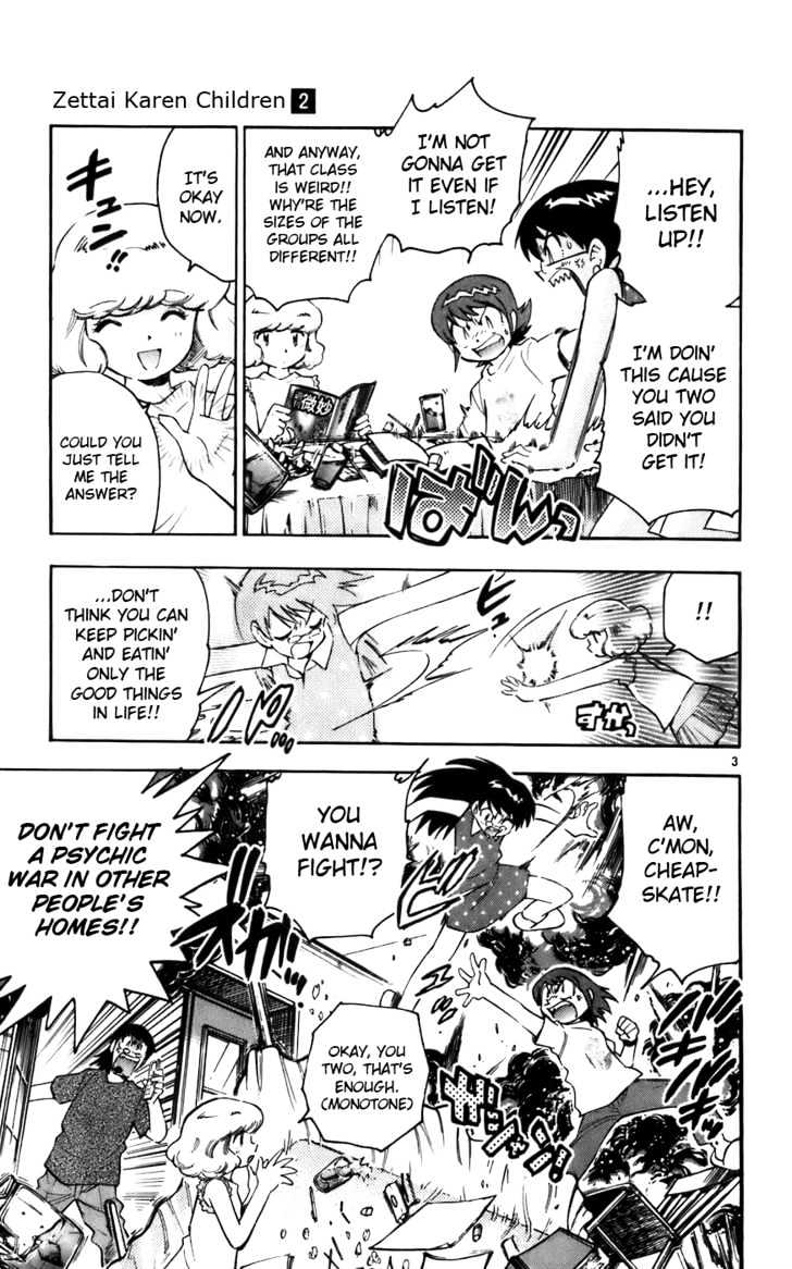 Zettai Karen Children Chapter 5 page 4 - Chapter 5: The Solitude of a Long Distance Teleporter