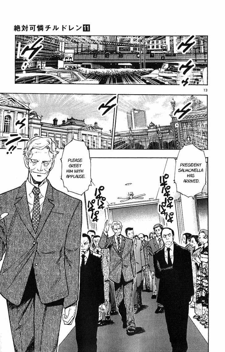 Zettai Karen Children Chapter 96 page 13 - Chapter 96: Black Phantom (2)
