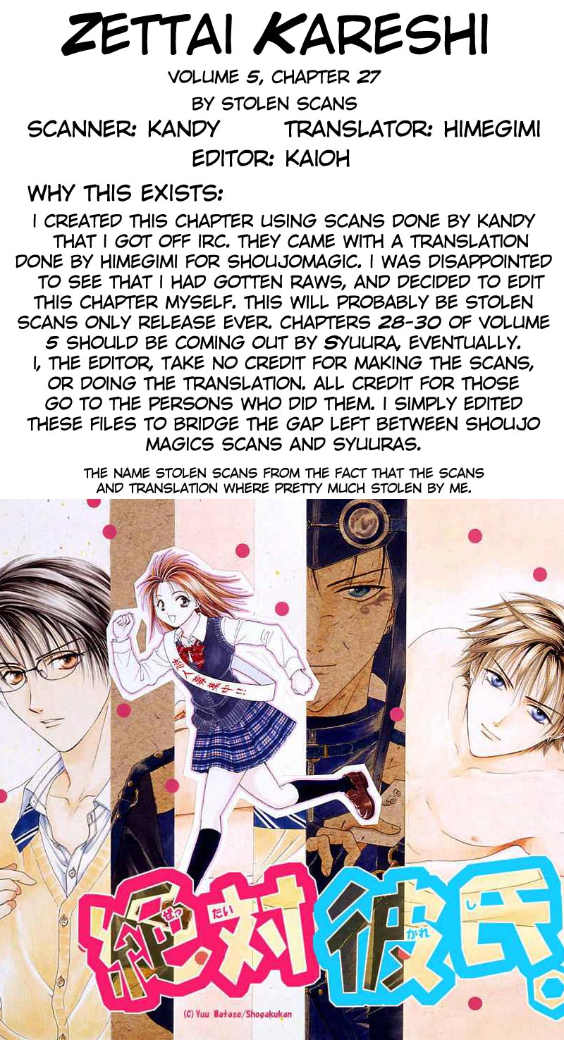 Zettai Kareshi Chapter 27 page 30 - Chapter 27: I'm Thinking of You