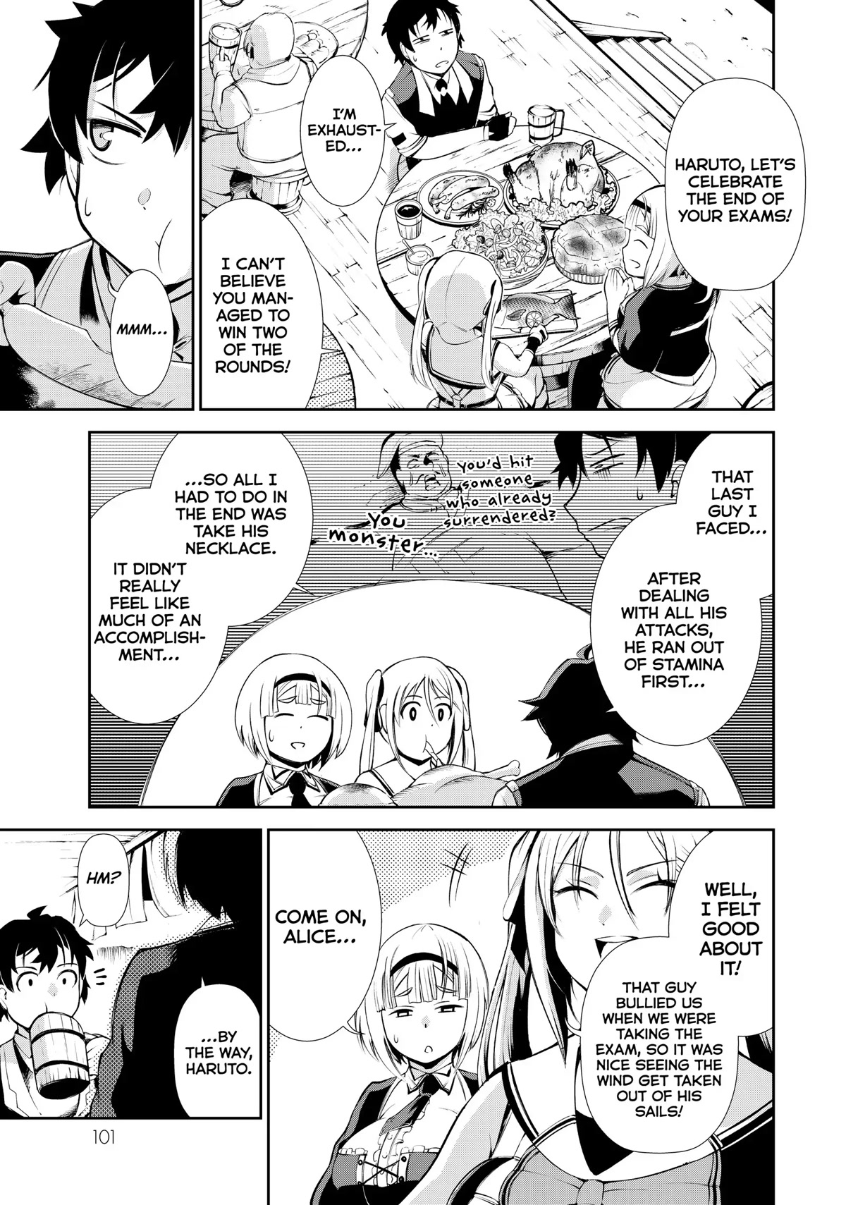 Zettai ni Damage wo Ukenai Skill wo Moratta node, Boukensha to shite Musou shite miru Chapter 13 page 5 - Chapter 13: After the Exam Ends