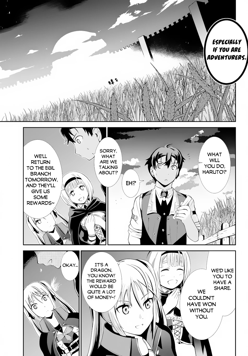 Zettai ni Damage wo Ukenai Skill wo Moratta node, Boukensha to shite Musou shite miru Chapter 3 page 14 - Chapter 3: The Adventurers