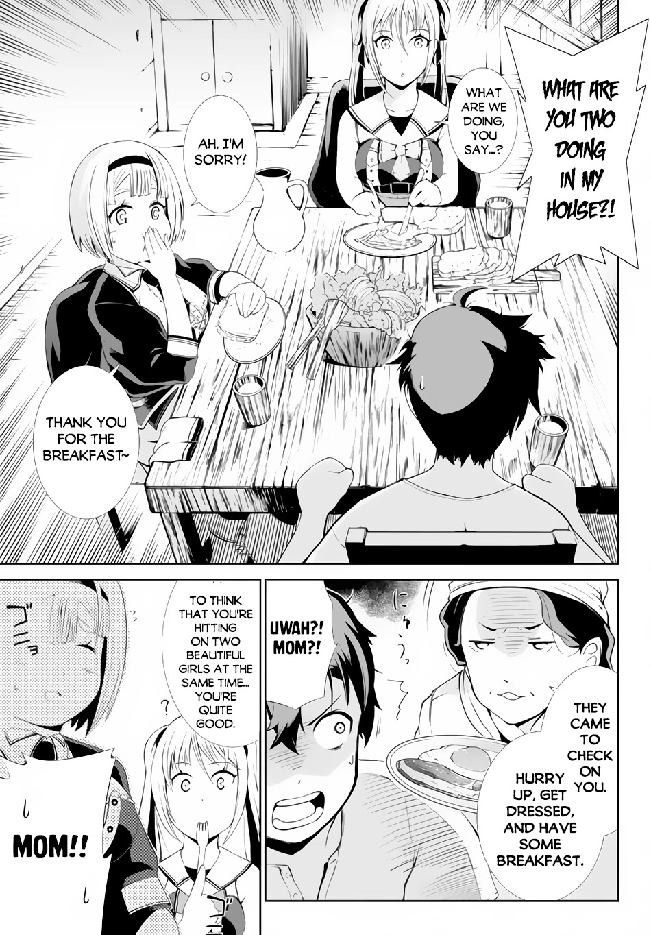 Zettai ni Damage wo Ukenai Skill wo Moratta node, Boukensha to shite Musou shite miru Chapter 3 page 4 - Chapter 3: The Adventurers