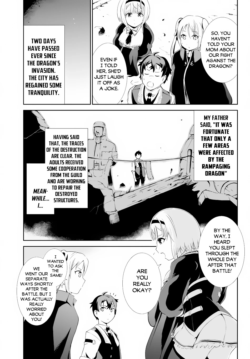 Zettai ni Damage wo Ukenai Skill wo Moratta node, Boukensha to shite Musou shite miru Chapter 3 page 6 - Chapter 3: The Adventurers