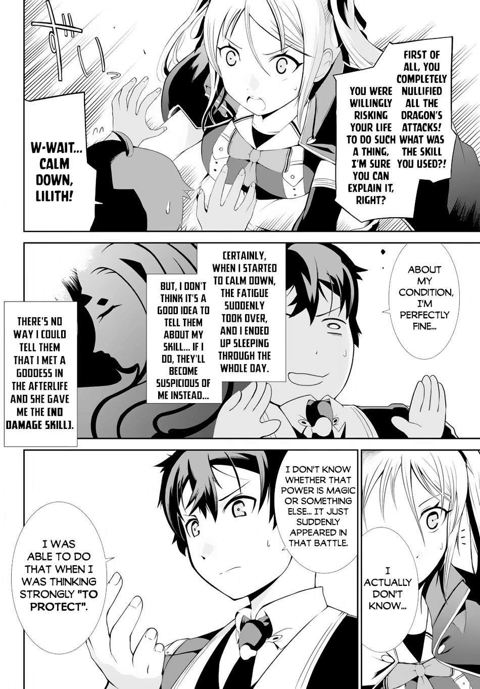 Zettai ni Damage wo Ukenai Skill wo Moratta node, Boukensha to shite Musou shite miru Chapter 3 page 7 - Chapter 3: The Adventurers