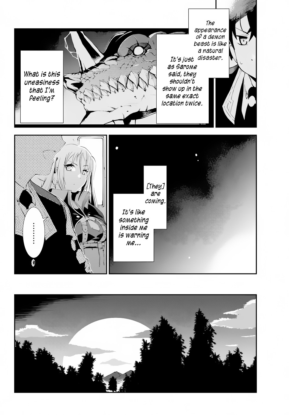 Zettai ni Damage wo Ukenai Skill wo Moratta node, Boukensha to shite Musou shite miru Chapter 4.1 page 16 - Chapter 4.1: A Sign of Things to Come