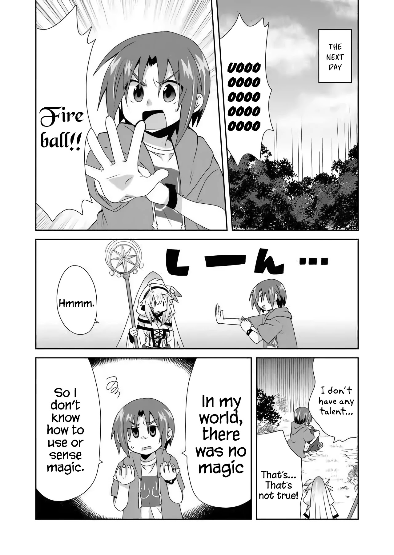 Zettai ni Yatte wa Ikenai Isekai Shoukan Chapter 13 page 11 - Chapter 13: Concerning Camping, Traveling, and Training