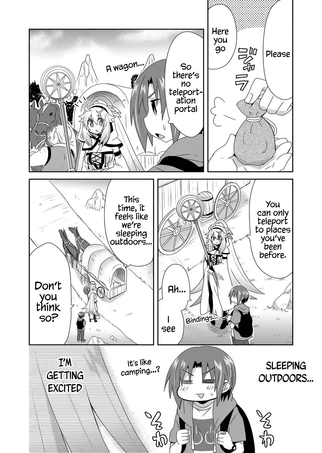 Zettai ni Yatte wa Ikenai Isekai Shoukan Chapter 13 page 4 - Chapter 13: Concerning Camping, Traveling, and Training