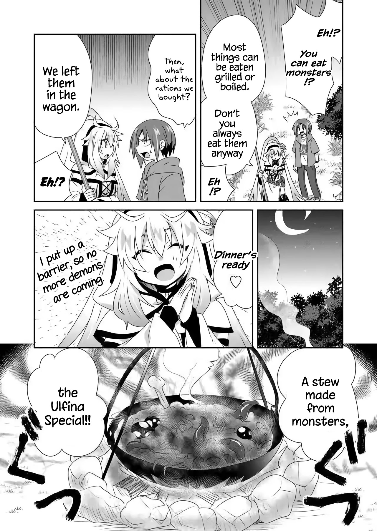 Zettai ni Yatte wa Ikenai Isekai Shoukan Chapter 13 page 7 - Chapter 13: Concerning Camping, Traveling, and Training