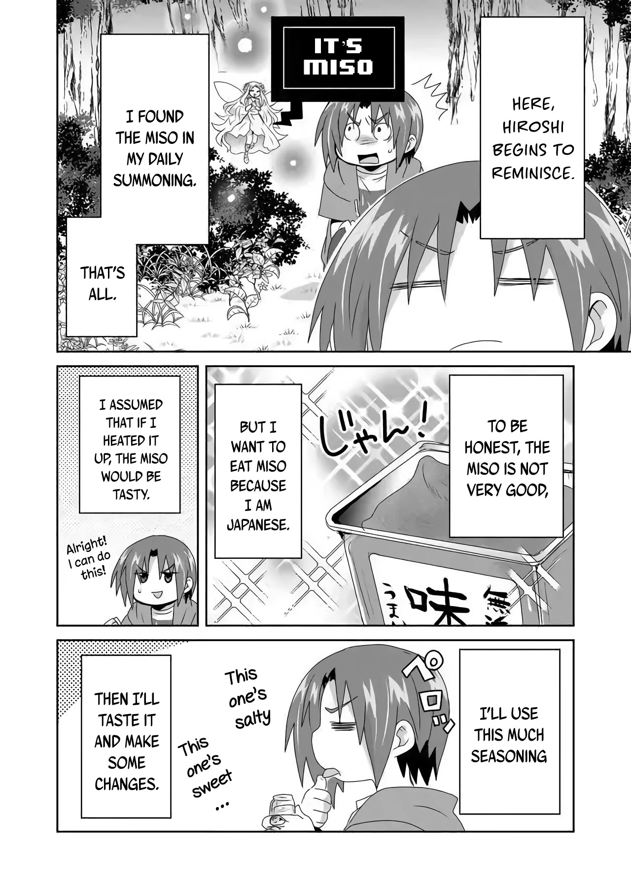 Zettai ni Yatte wa Ikenai Isekai Shoukan Chapter 14 page 4 - Chapter 14: Concerning How a Man Who Can Cook Just Might Be Popular