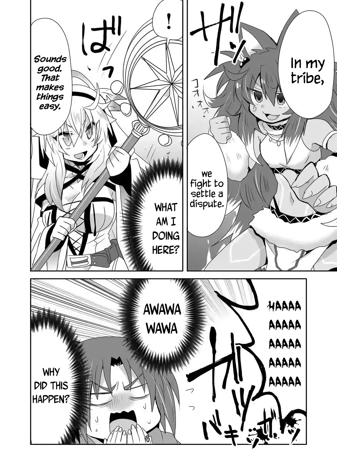 Zettai ni Yatte wa Ikenai Isekai Shoukan Chapter 15 page 10 - Chapter 15: Concerning the Start of a Catfight