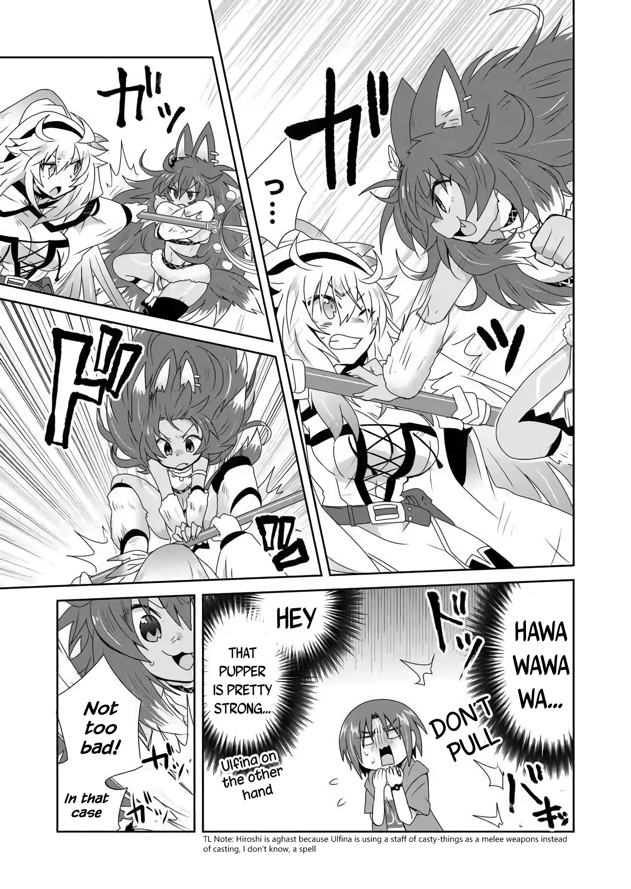Zettai ni Yatte wa Ikenai Isekai Shoukan Chapter 15 page 11 - Chapter 15: Concerning the Start of a Catfight