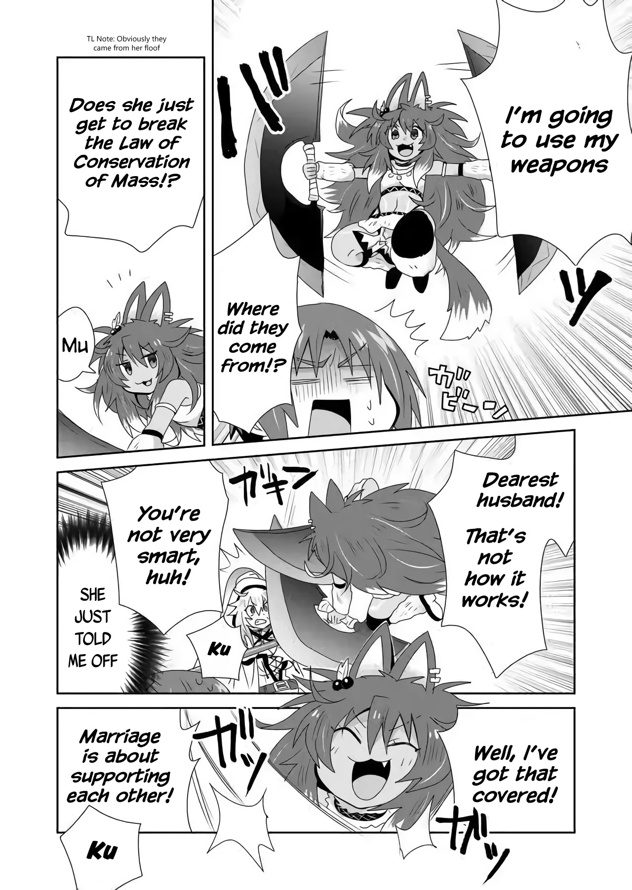 Zettai ni Yatte wa Ikenai Isekai Shoukan Chapter 15 page 12 - Chapter 15: Concerning the Start of a Catfight