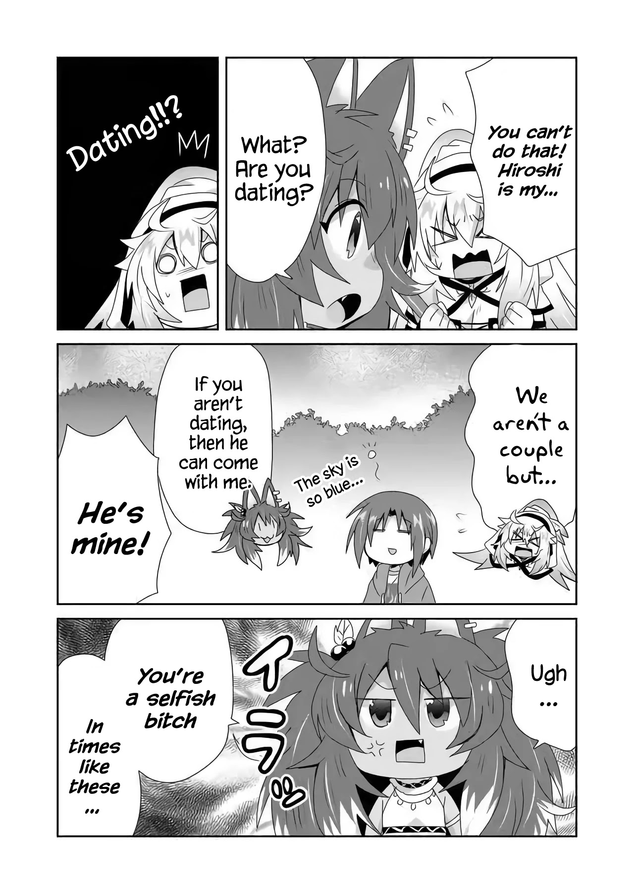 Zettai ni Yatte wa Ikenai Isekai Shoukan Chapter 15 page 9 - Chapter 15: Concerning the Start of a Catfight
