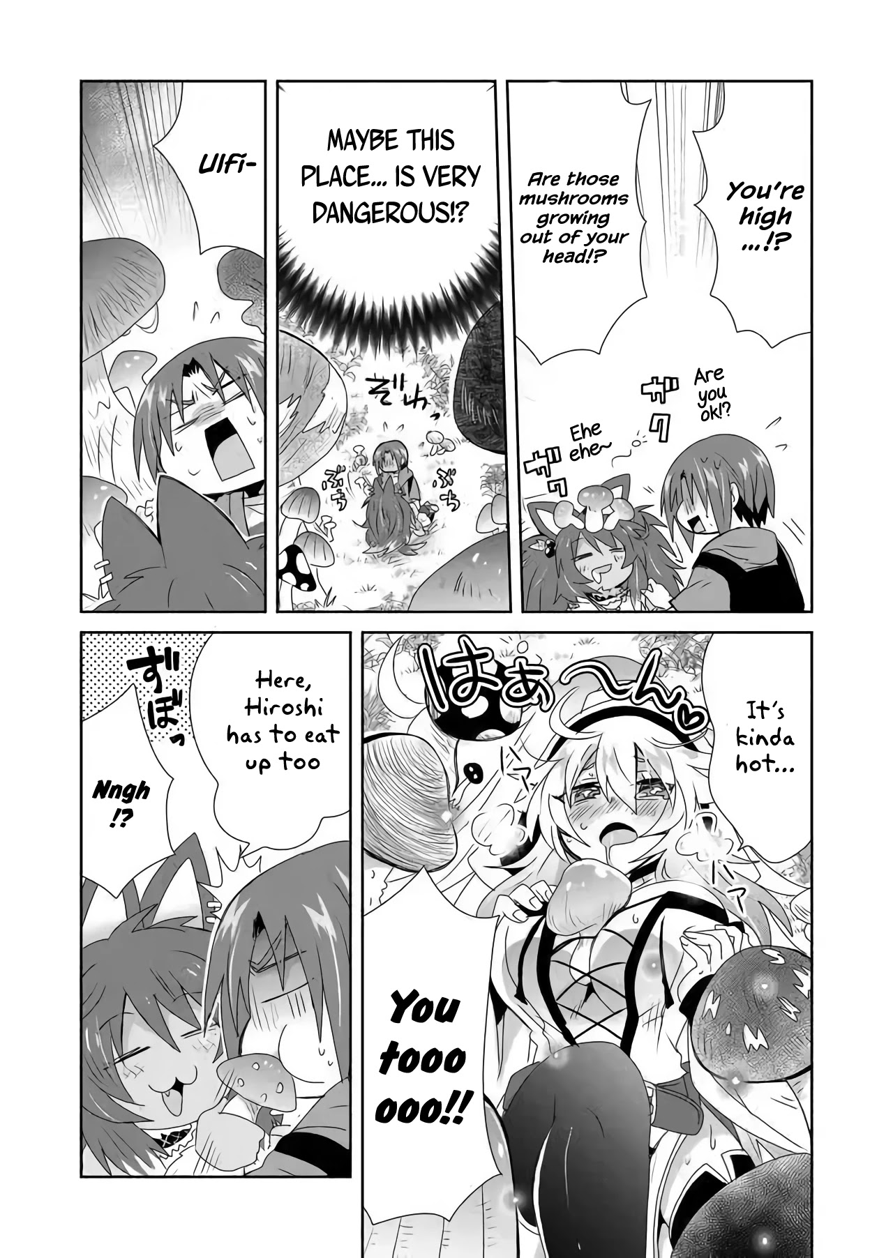 Zettai ni Yatte wa Ikenai Isekai Shoukan Chapter 18 page 9 - Chapter 18: Concerning a Mushroom Party