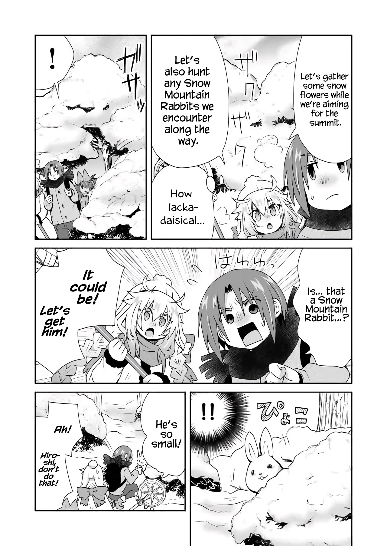 Zettai ni Yatte wa Ikenai Isekai Shoukan Chapter 25 page 3 - Chapter 25: Concerning the Mission on Snow Mountain