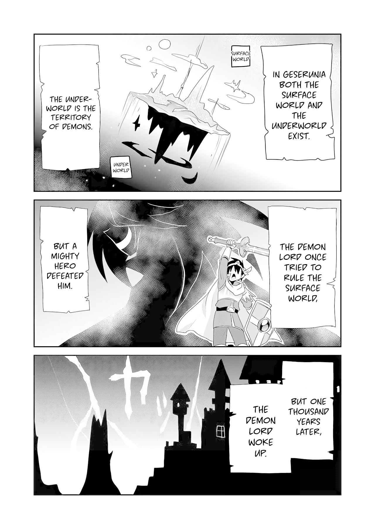 Zettai ni Yatte wa Ikenai Isekai Shoukan Chapter 9.5 page 1 - Chapter 9.5: Demon Lord Extra Edition: The Demon Lord's Magnificent Circumstances